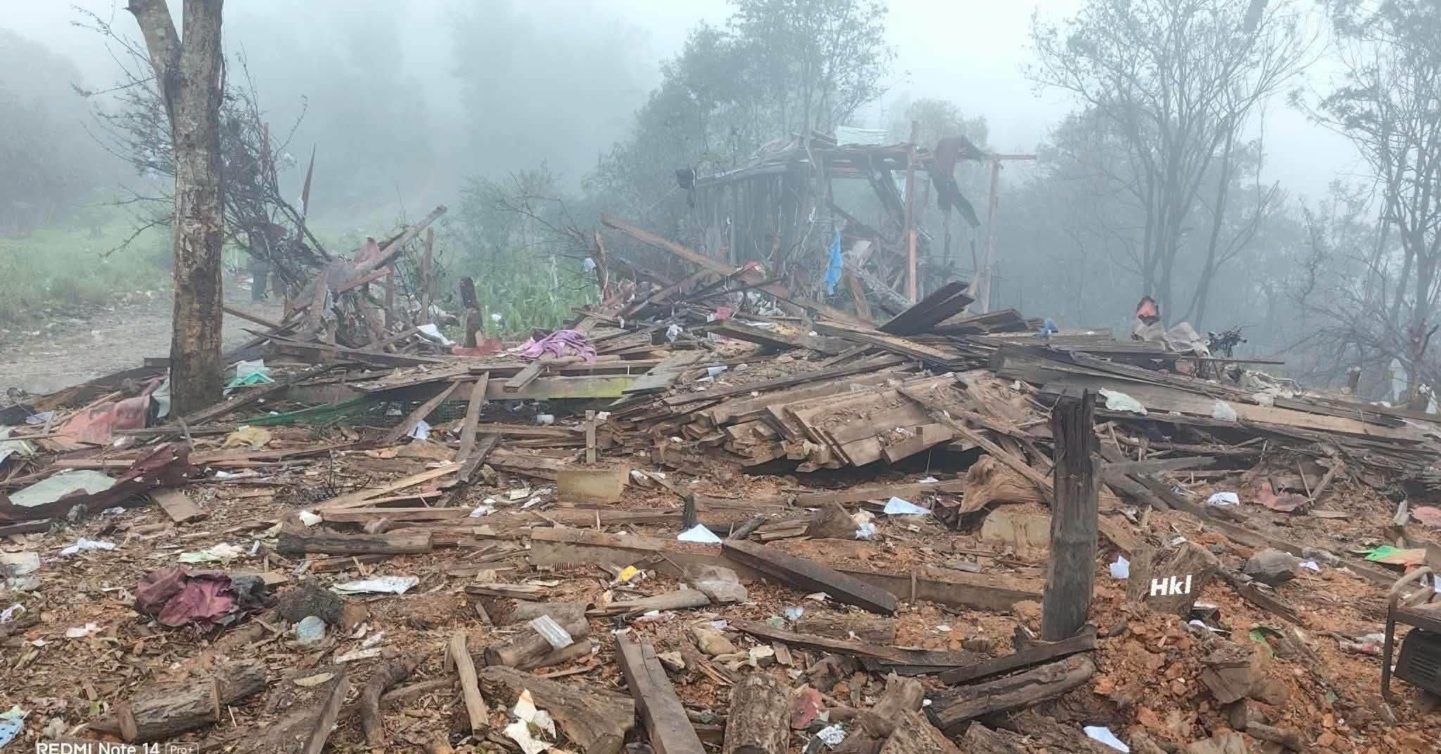 Junta Airstrike on IDP Village Near Mindat Kills 8, Injures Over 10